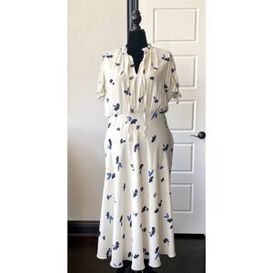 Ralph Lauren Floral Puff SpringTime Georgette Dress